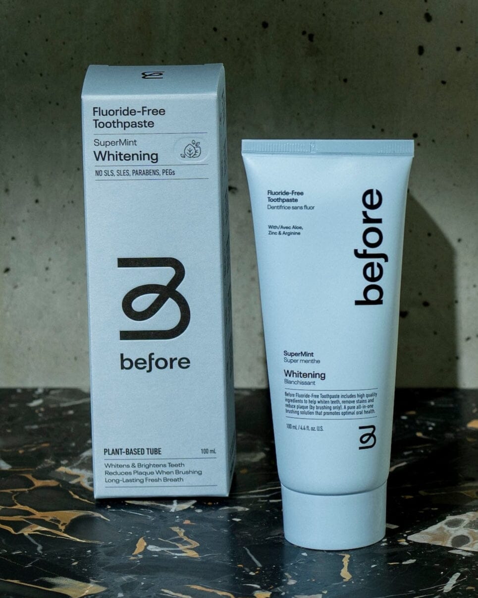 Before Purifying Toothpaste Fluoride-Free