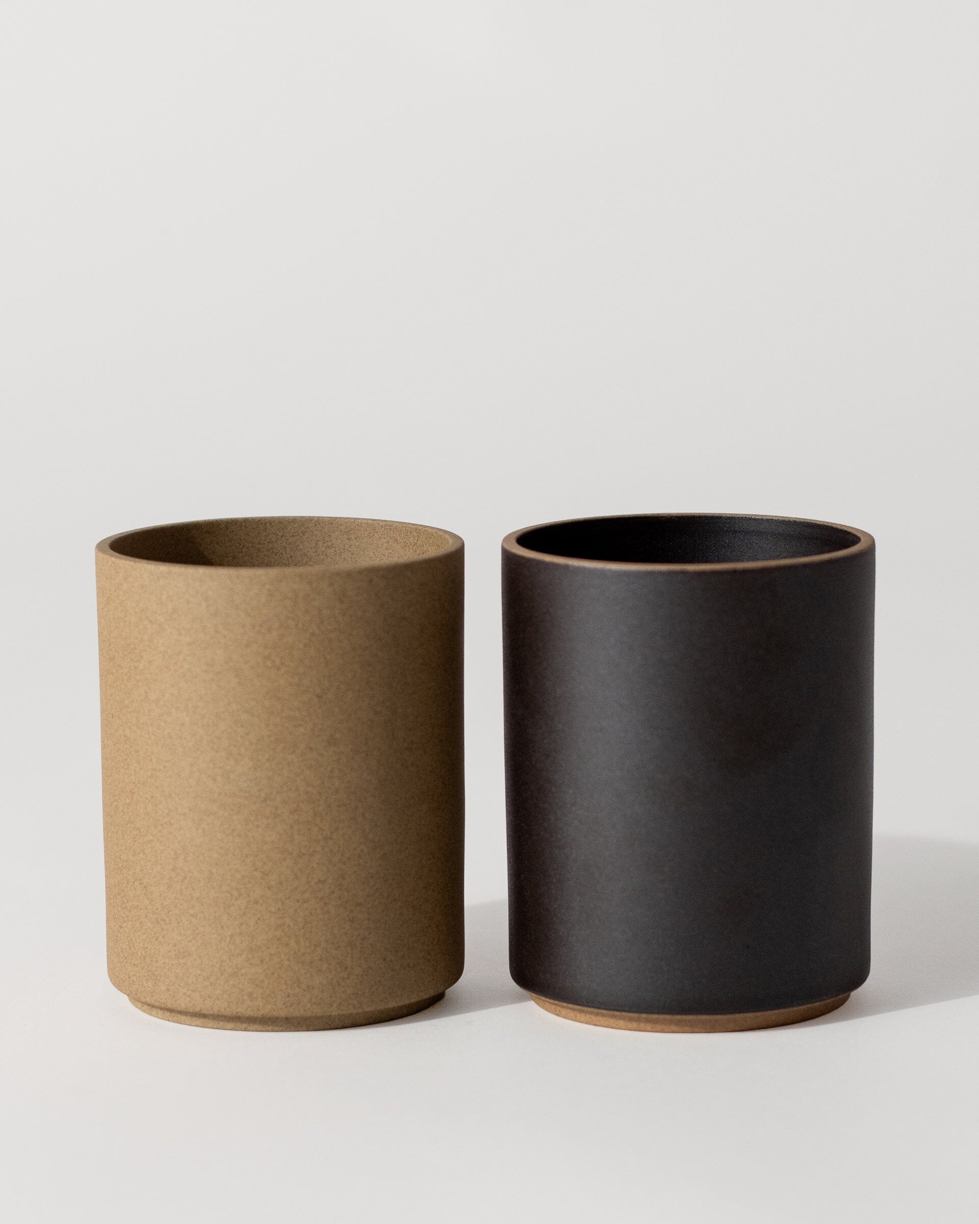 Hasami Porcelain Tumbler in Black and Natural 