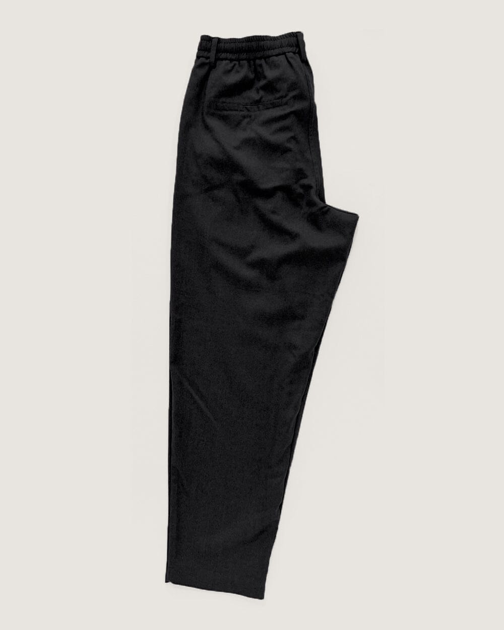 The Mens Light Wool Pleated Pant Heather Charcoal
