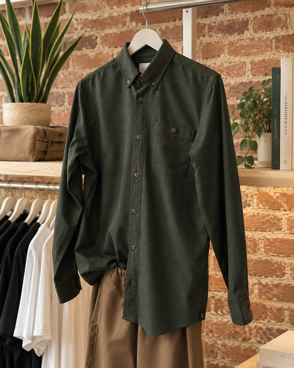 The Mens Light Wool Shirt