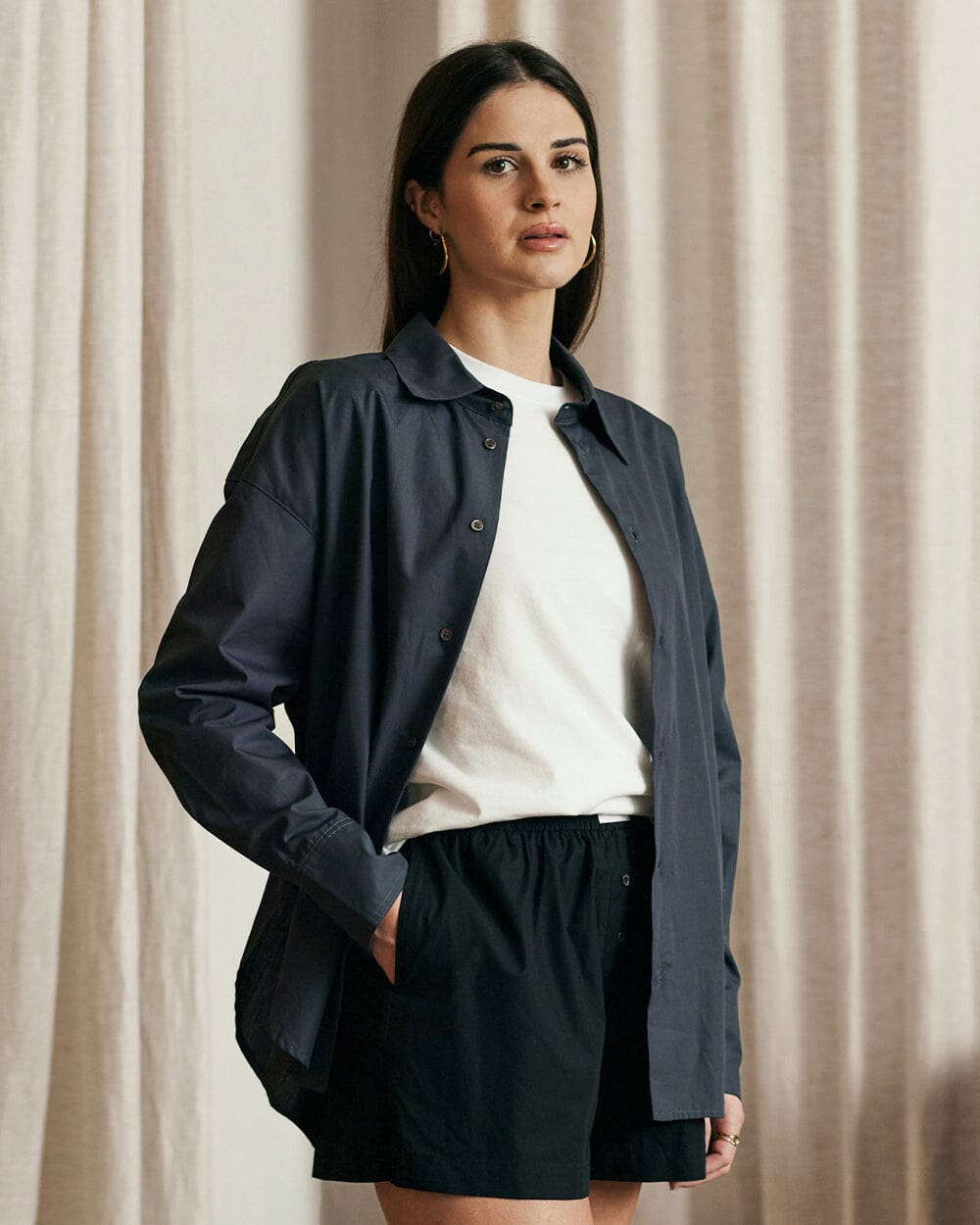The Womens Organic Poplin Shirt