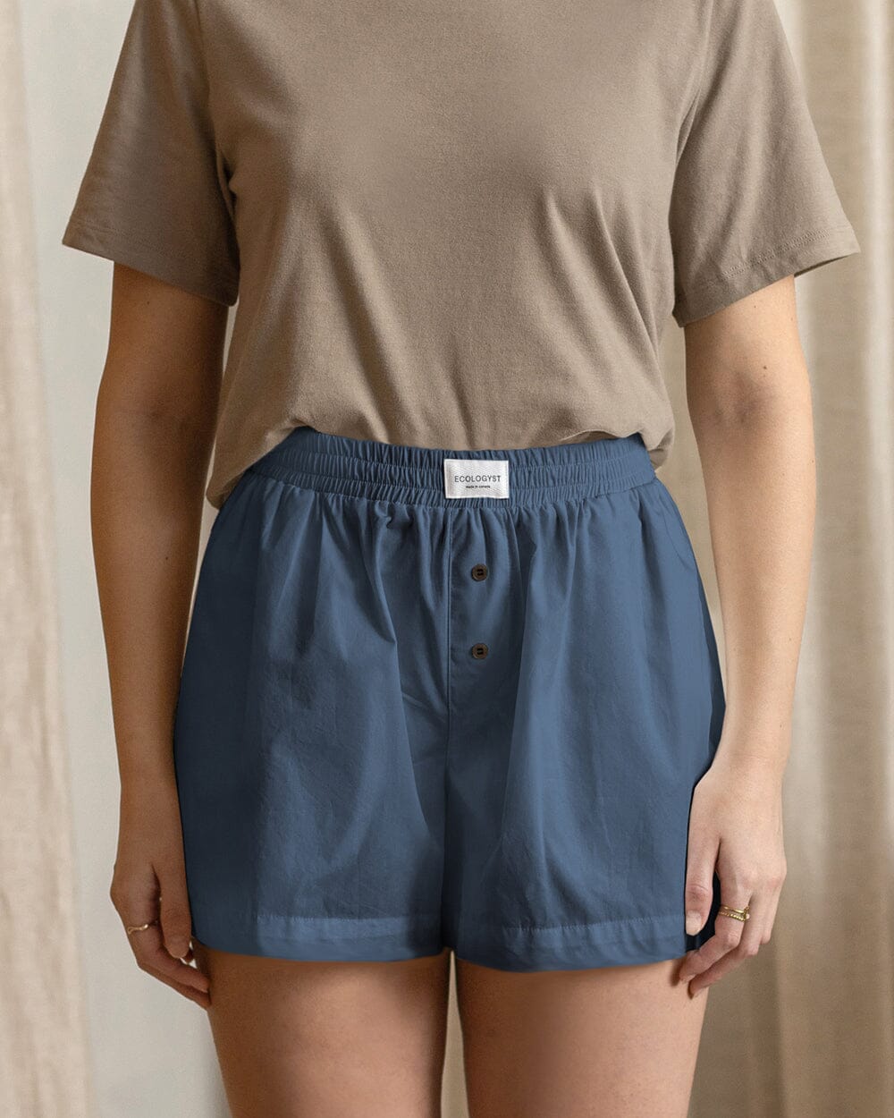 The Womens Organic Poplin Boxer Short