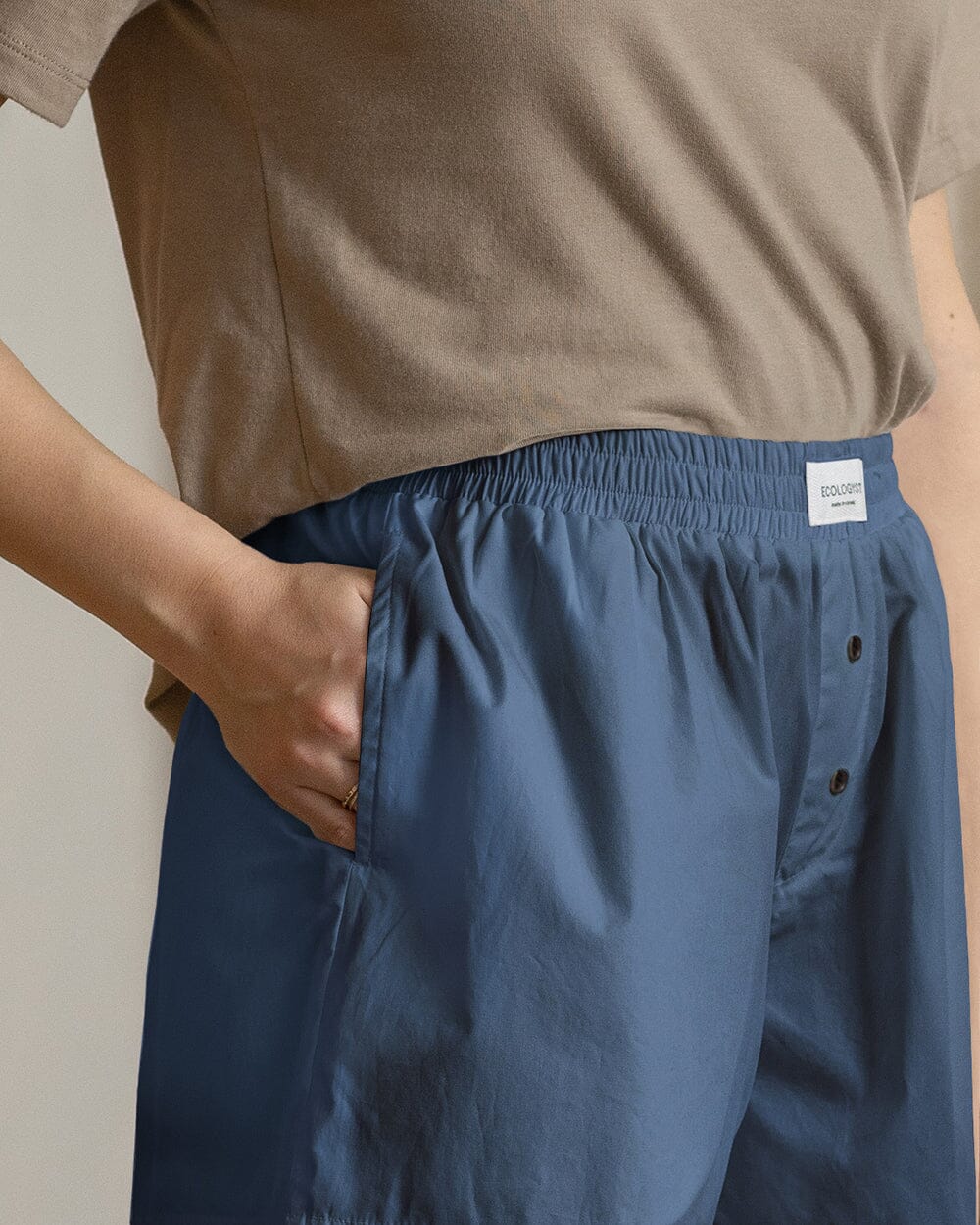 The Womens Organic Poplin Boxer Short