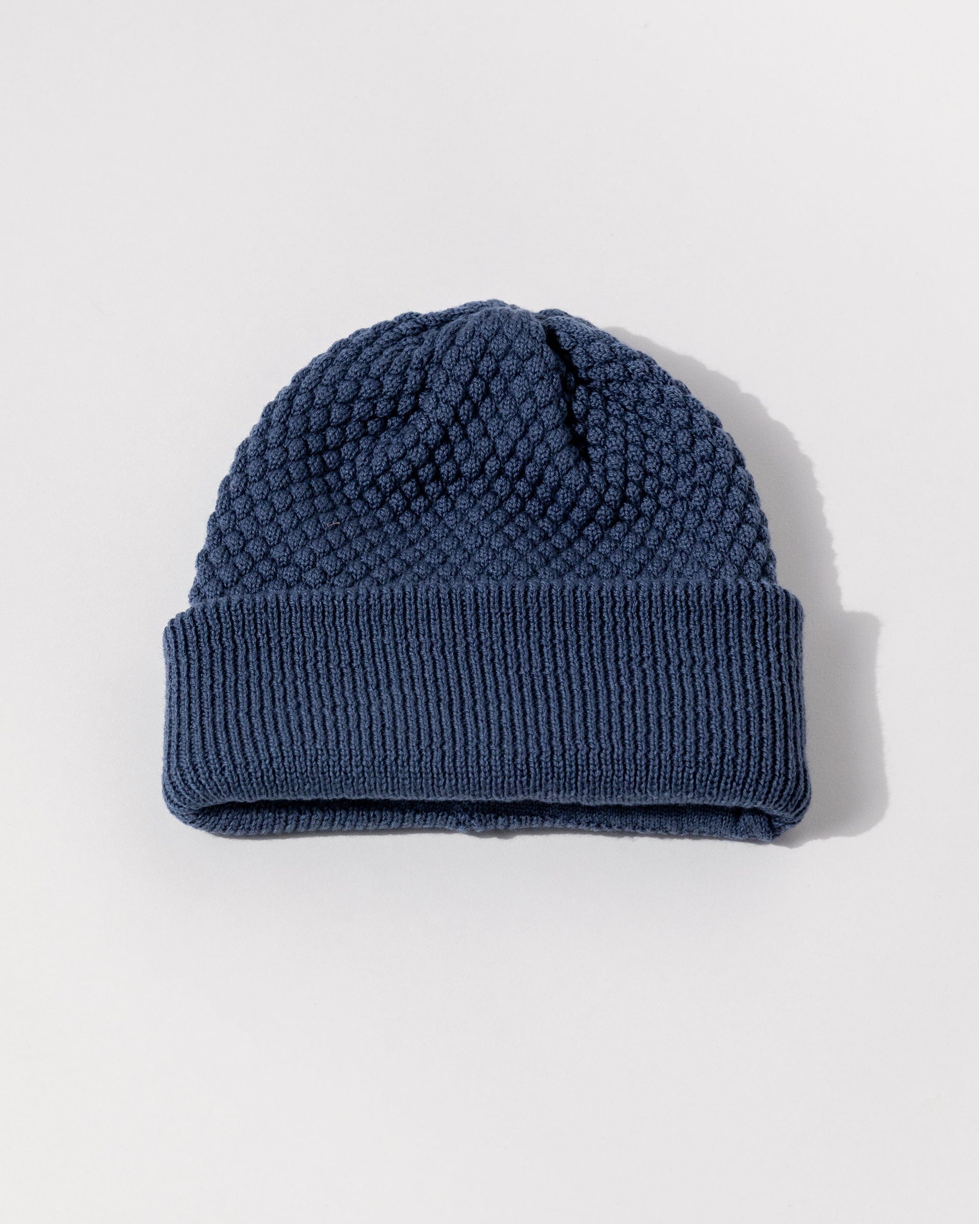 #color_blue The Bubble Knit Toque in Blue Front 1 