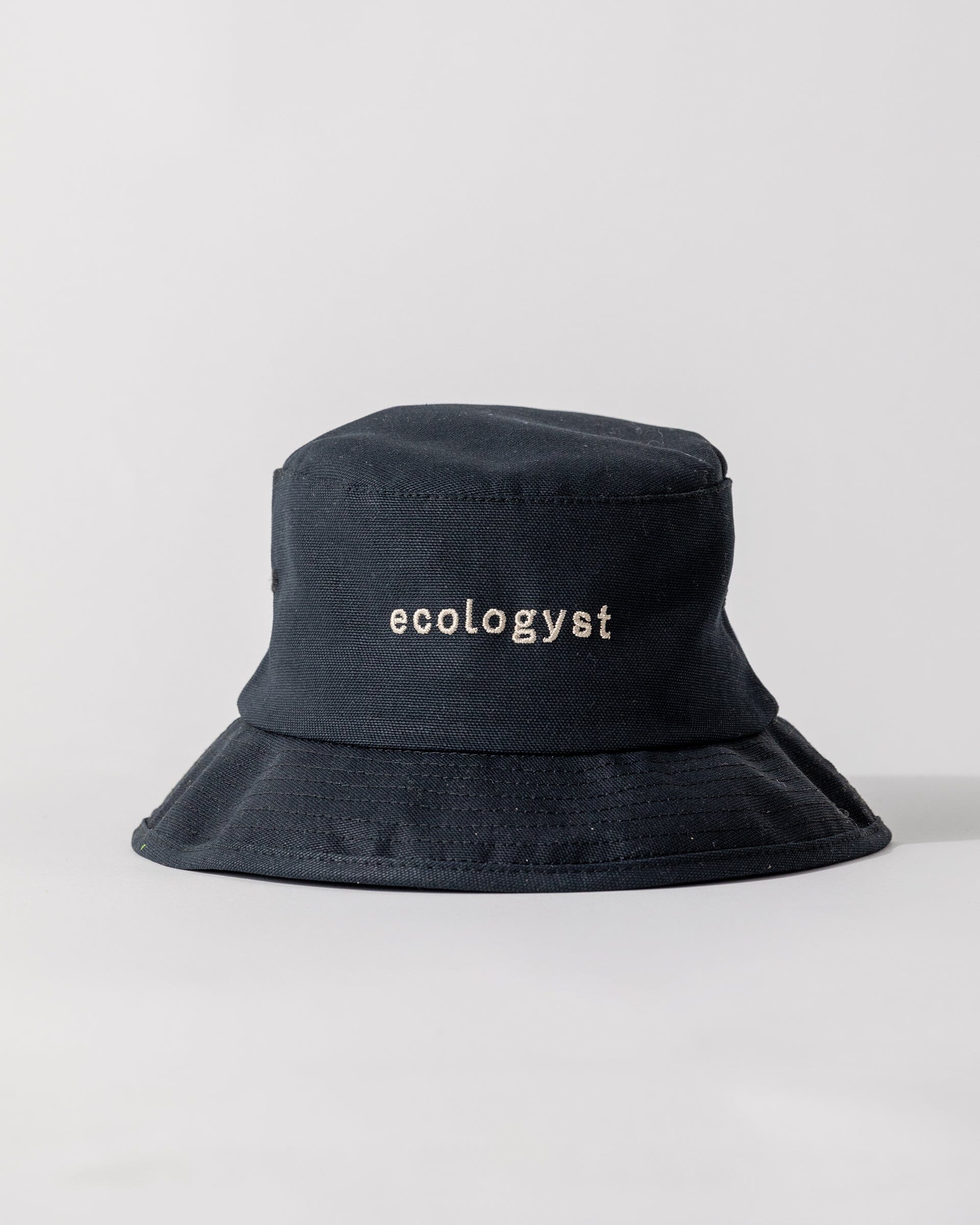 Black canvas clearance bucket hat