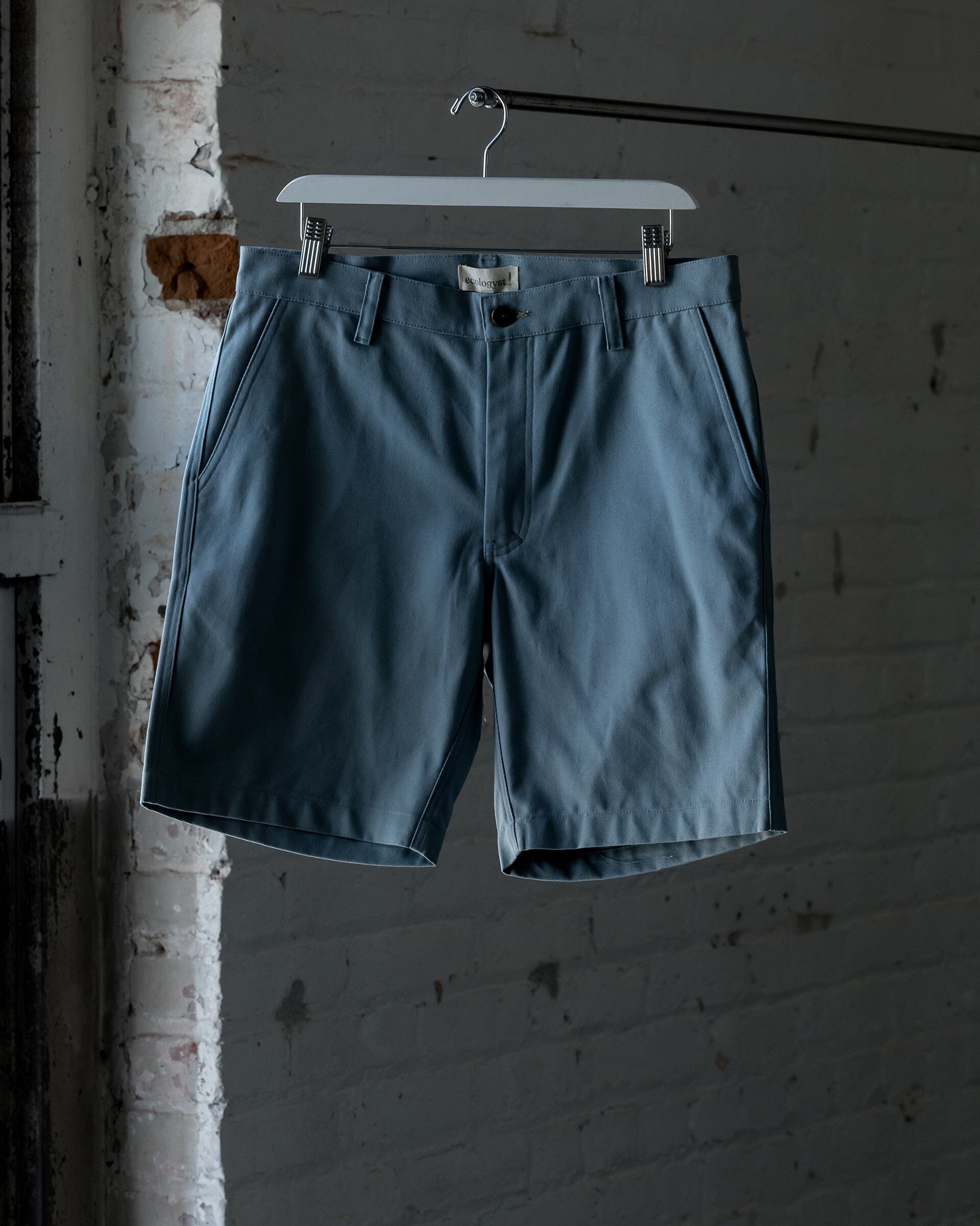 The Chino Short in Sky Blue - Front #color_sky-blue