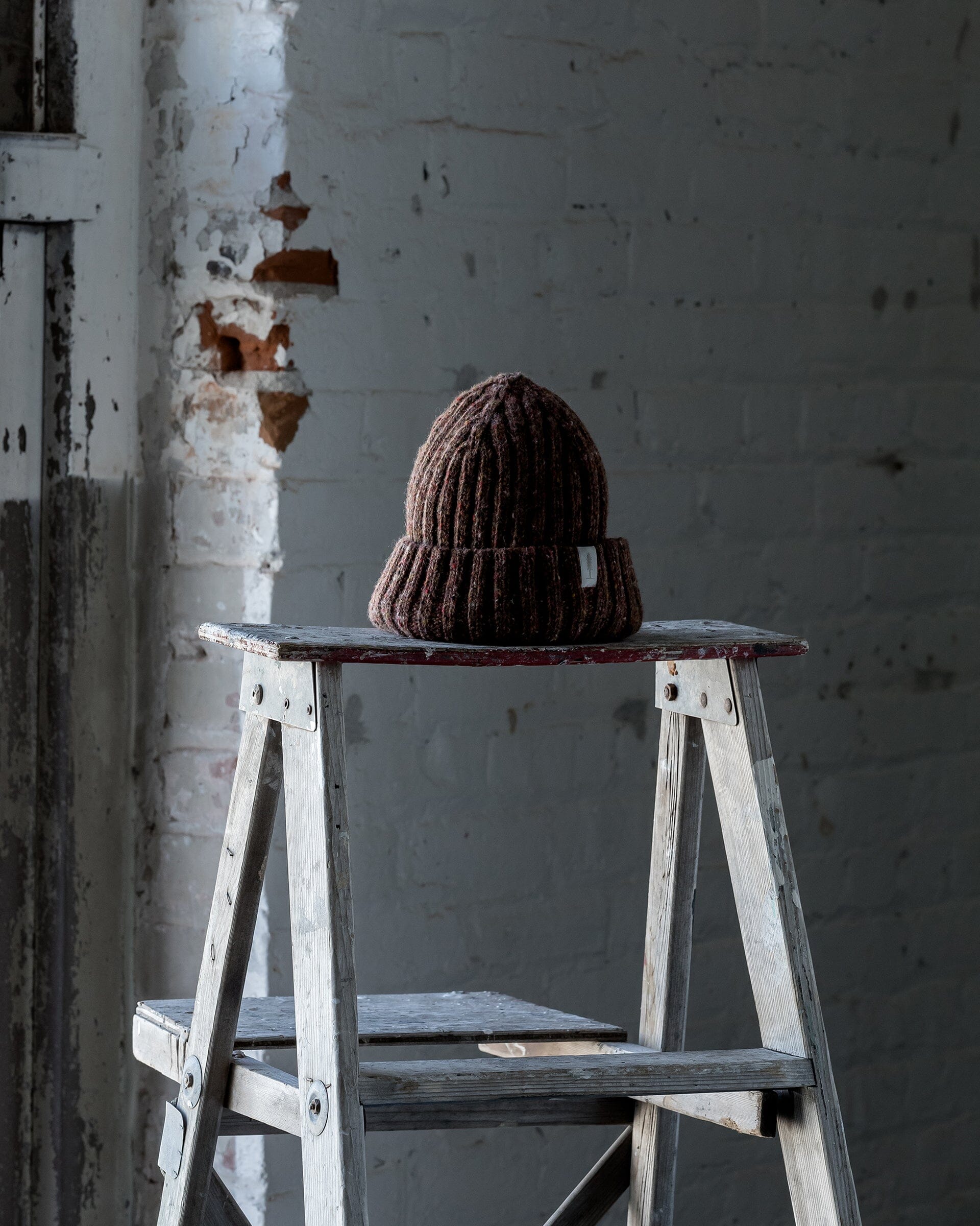 The Fisherman Toque in Speckled Sunset Front #color_speckled-sunset