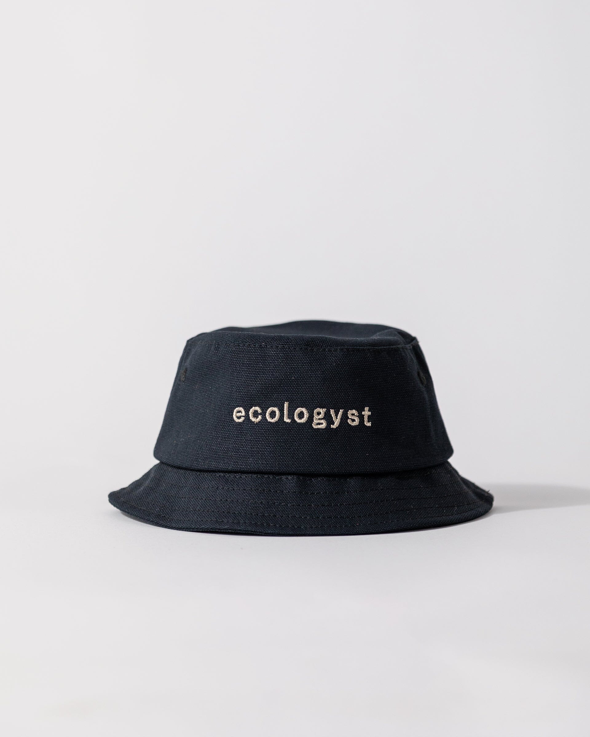 #color_black The Kids Canvas Bucket Hat in  Black 