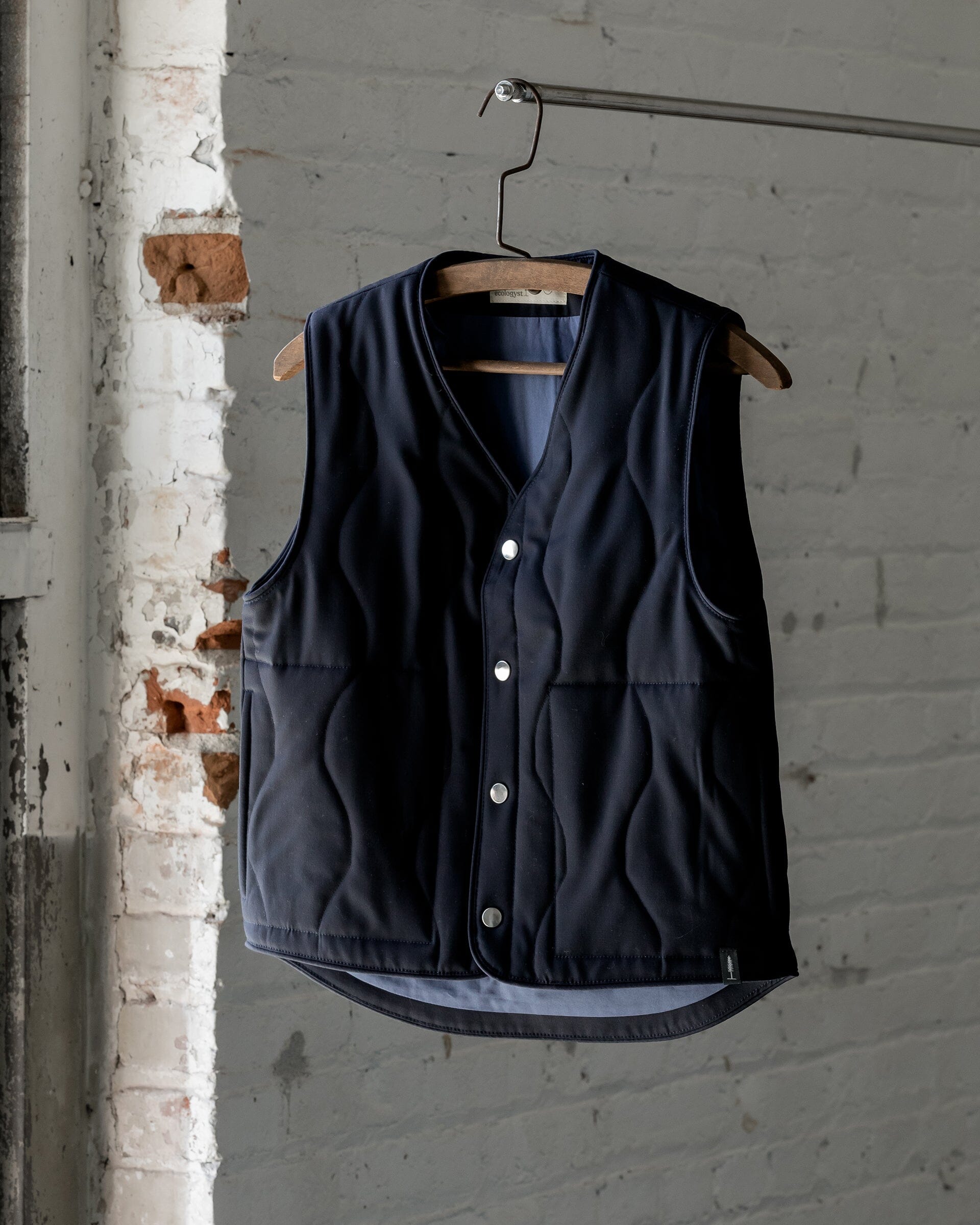 The Womens Quilted Wool Vest