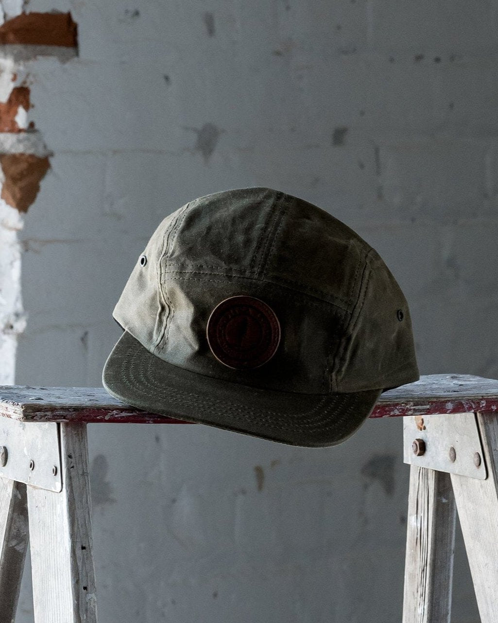 #color_moss green The Sitka Camp Cap in Moss Green Front 2