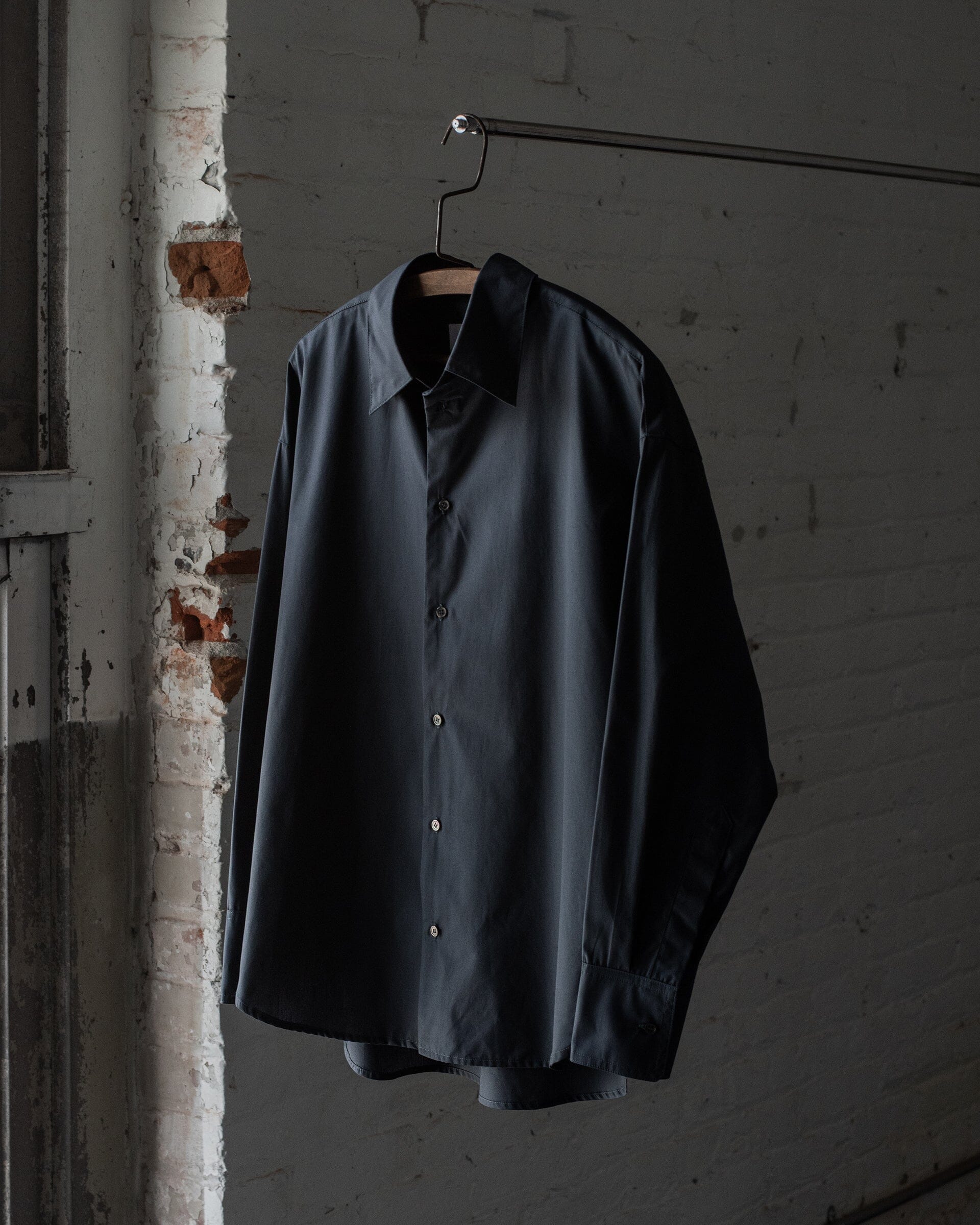 #color_paynes blue The Women's Poplin Shirt in Paynes Blue