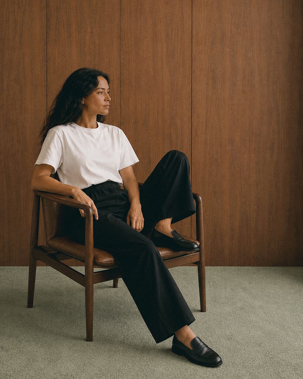 The Midweight Everyday Wide Leg Pant
