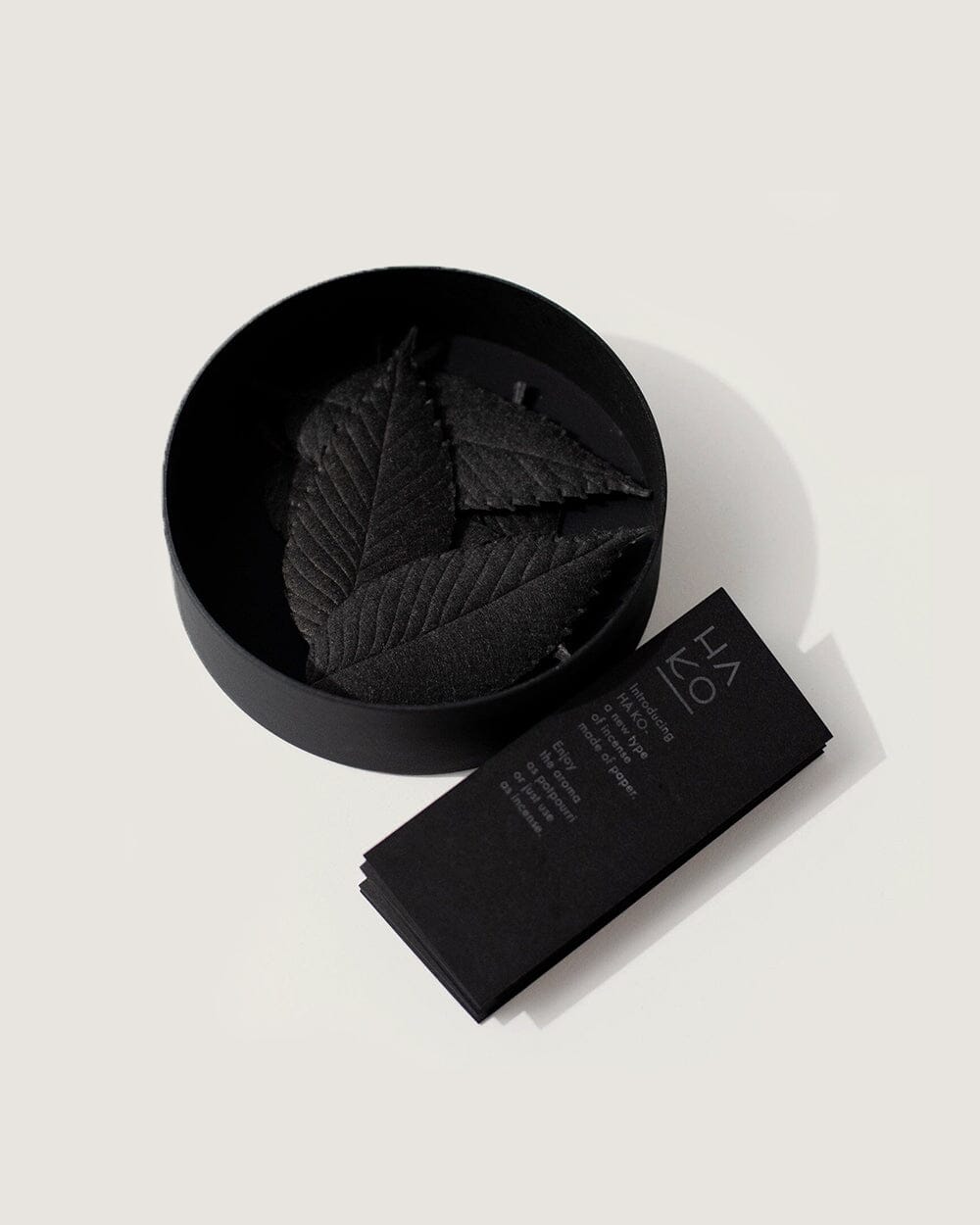 HA KO Paper Incense - Black, Set of 6