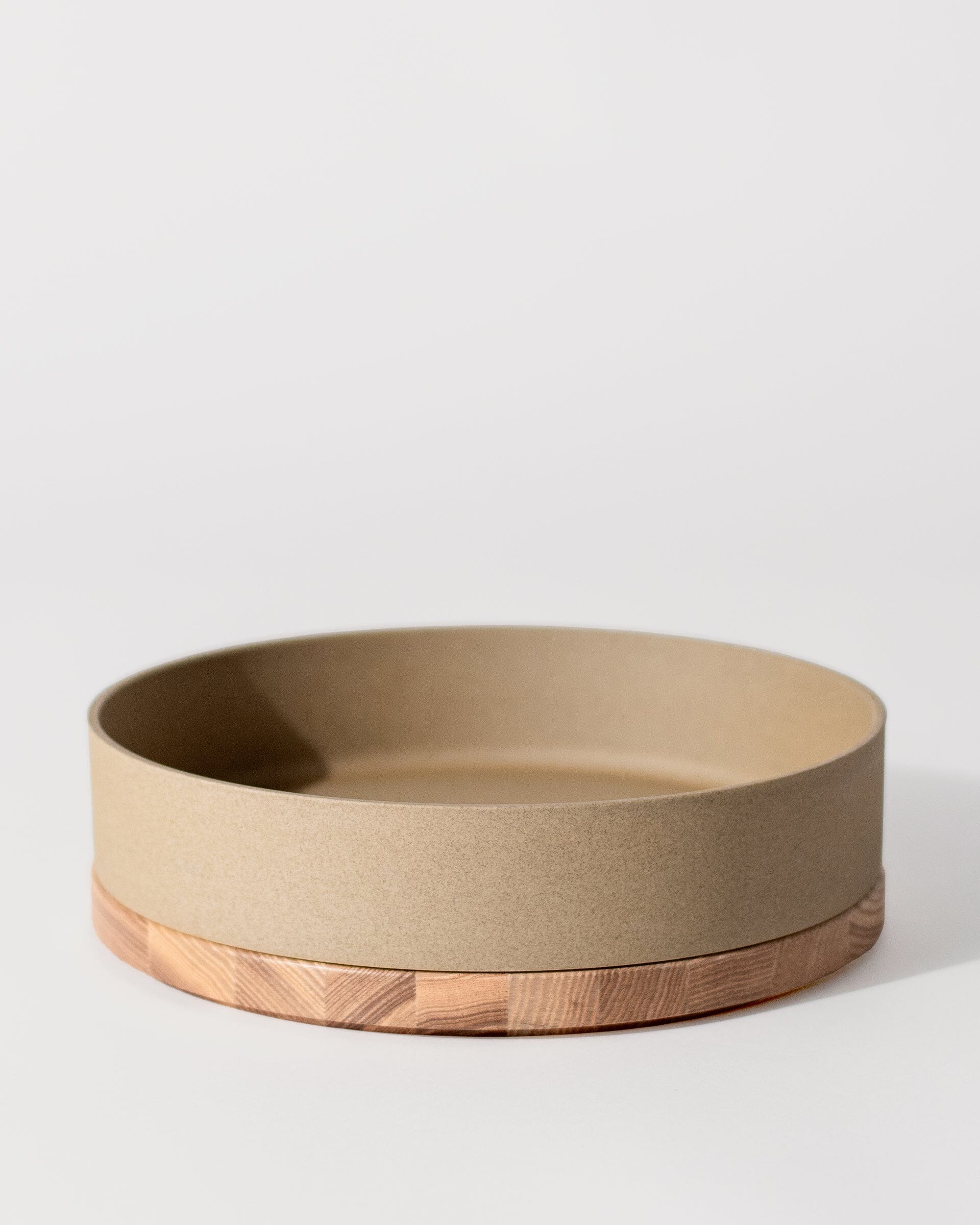 Hasami Ash Wooden Tray and Hasami Porcelain Bowl Group Shot