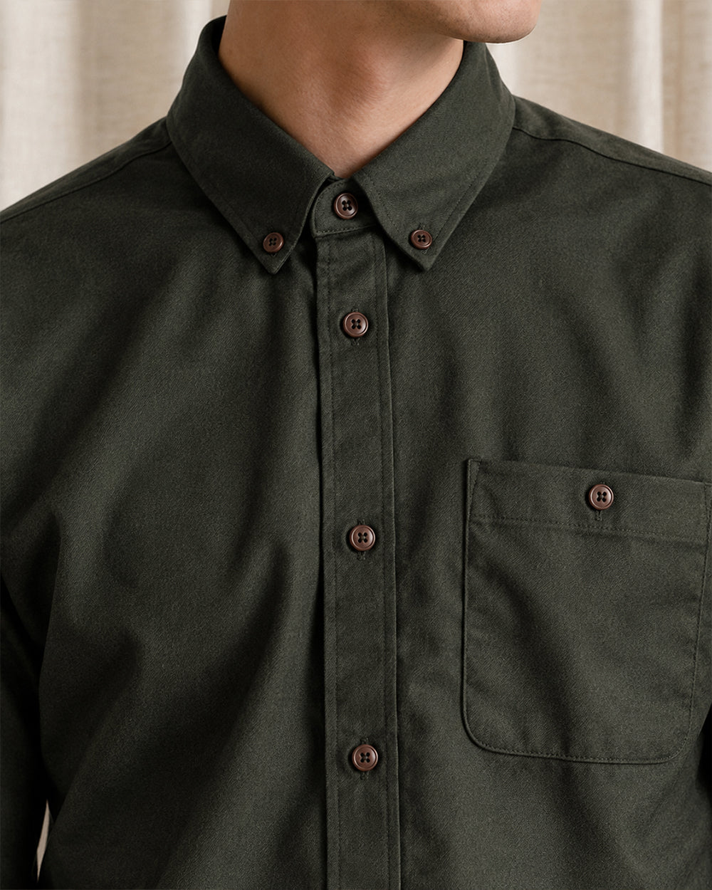 The Mens Light Wool Shirt