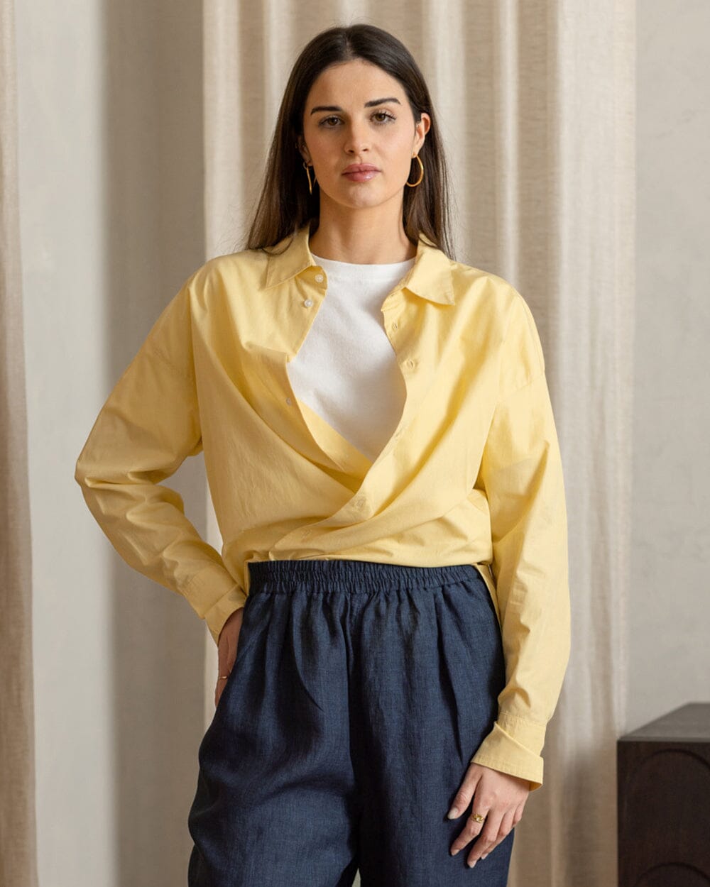 The Womens Organic Poplin Shirt