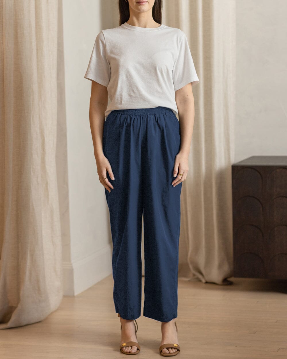 The Womens Organic Poplin Pant
