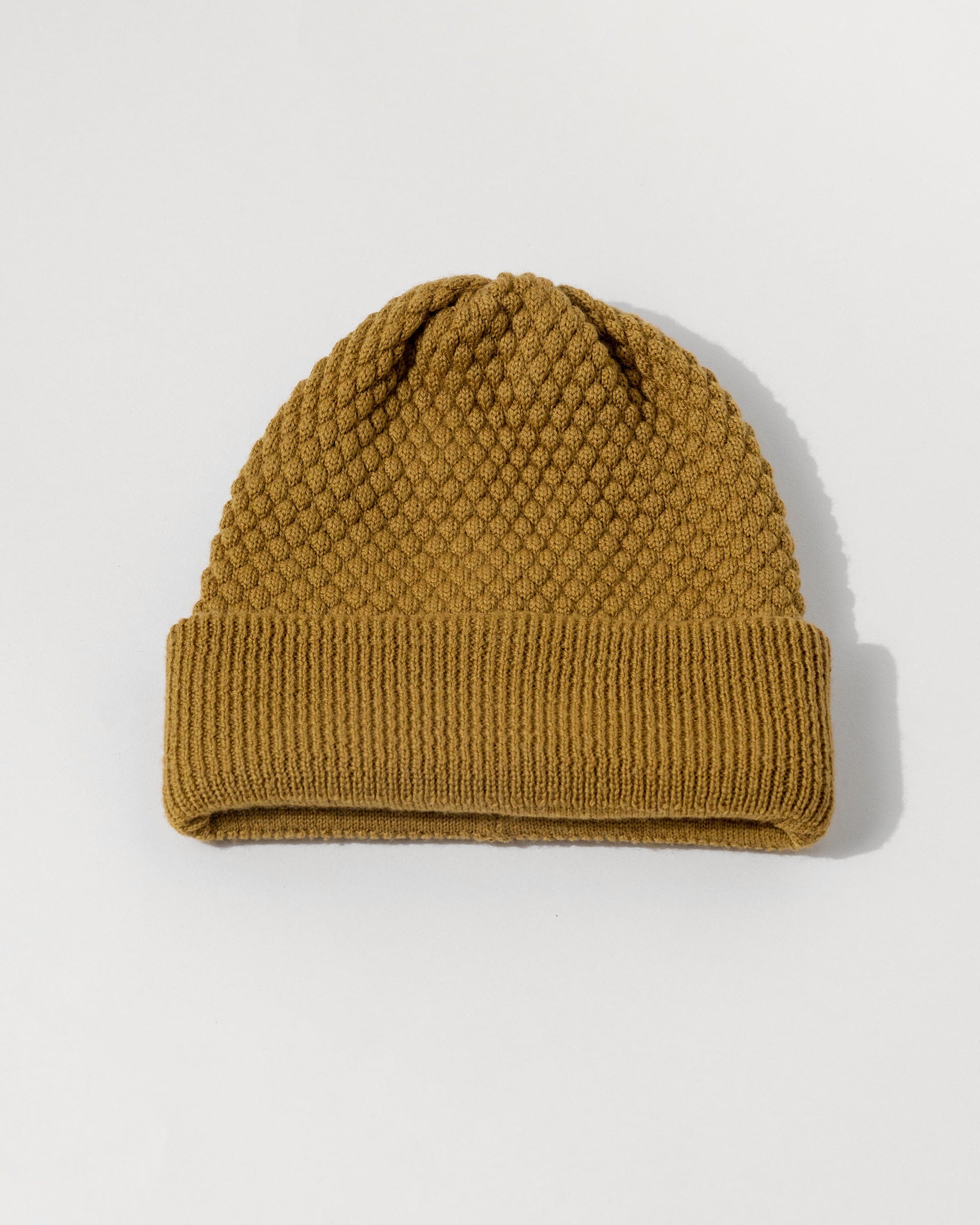 The Bubble Knit Toque in Marigold - Front 1 #color_marigold