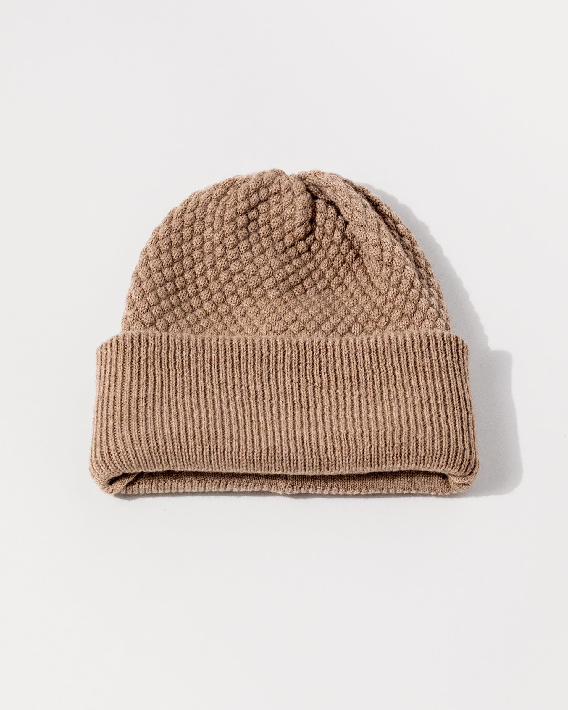 #color_nutmeg The Bubble Knit Toque in Nutmeg Front 1 