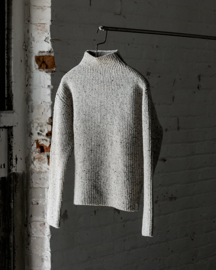 Teloplan / Fishermans Sweater / White