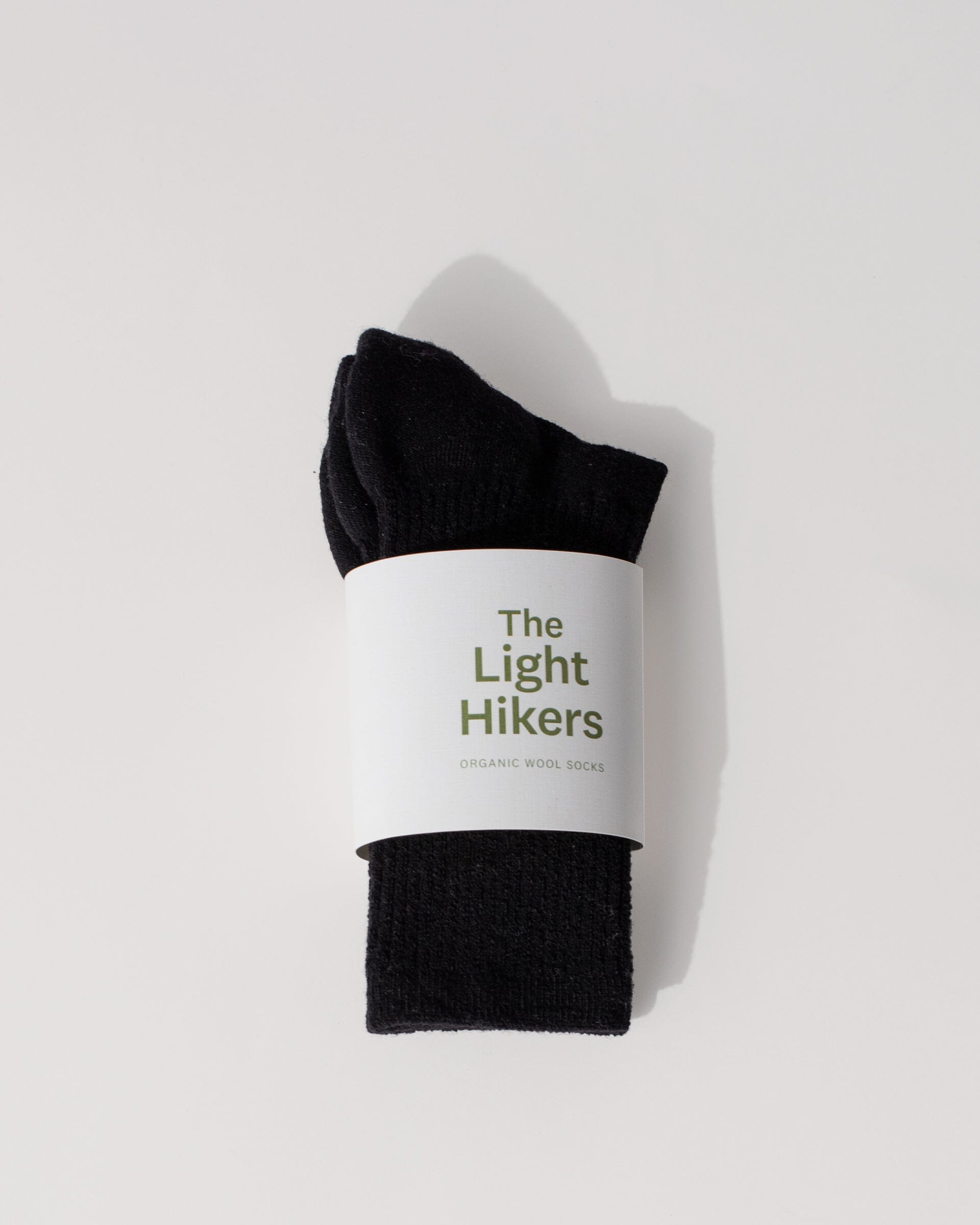 The Light Hiker Sock #color_solid black
