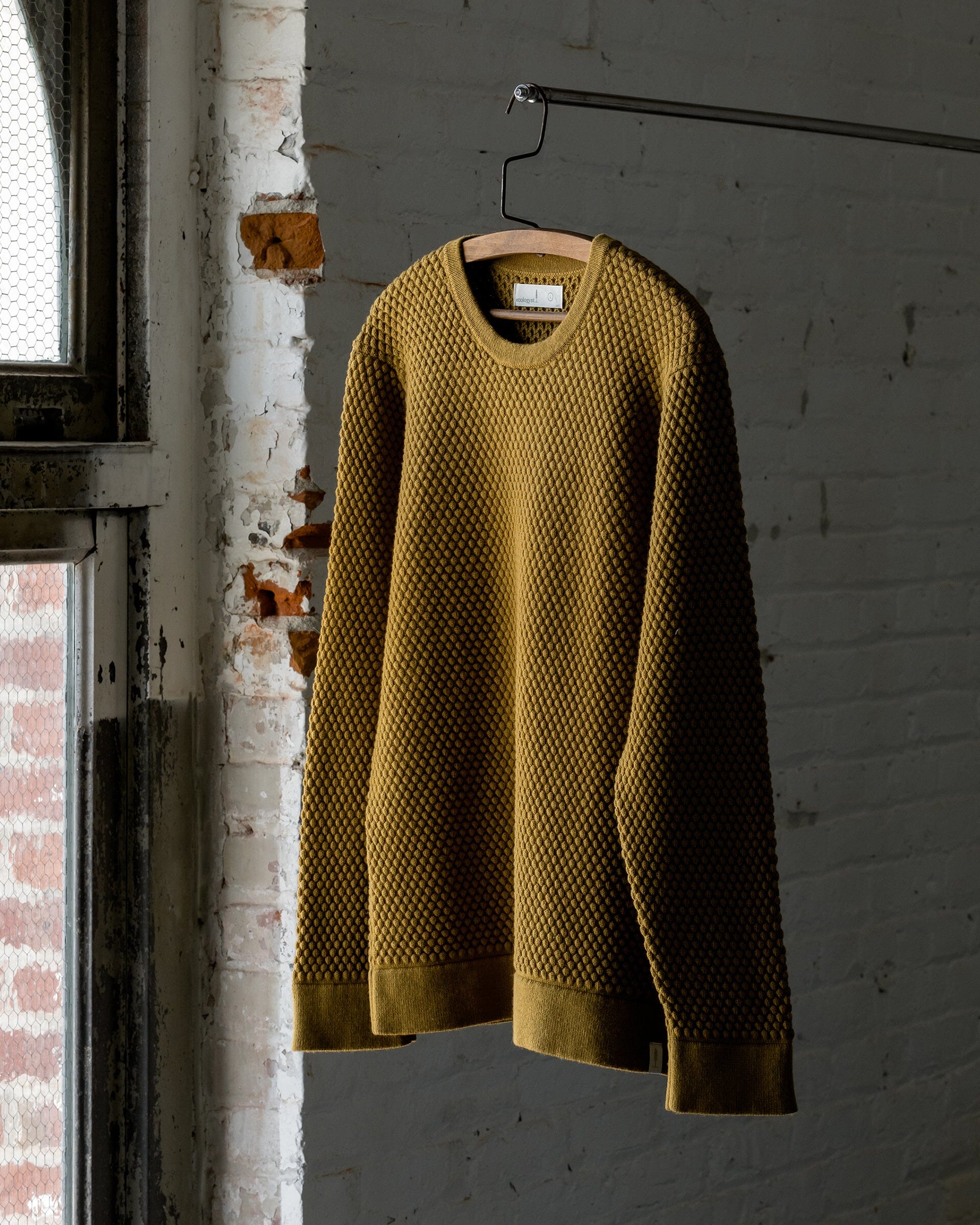 #color_marigold The Merino Sweater in Marigold Front  