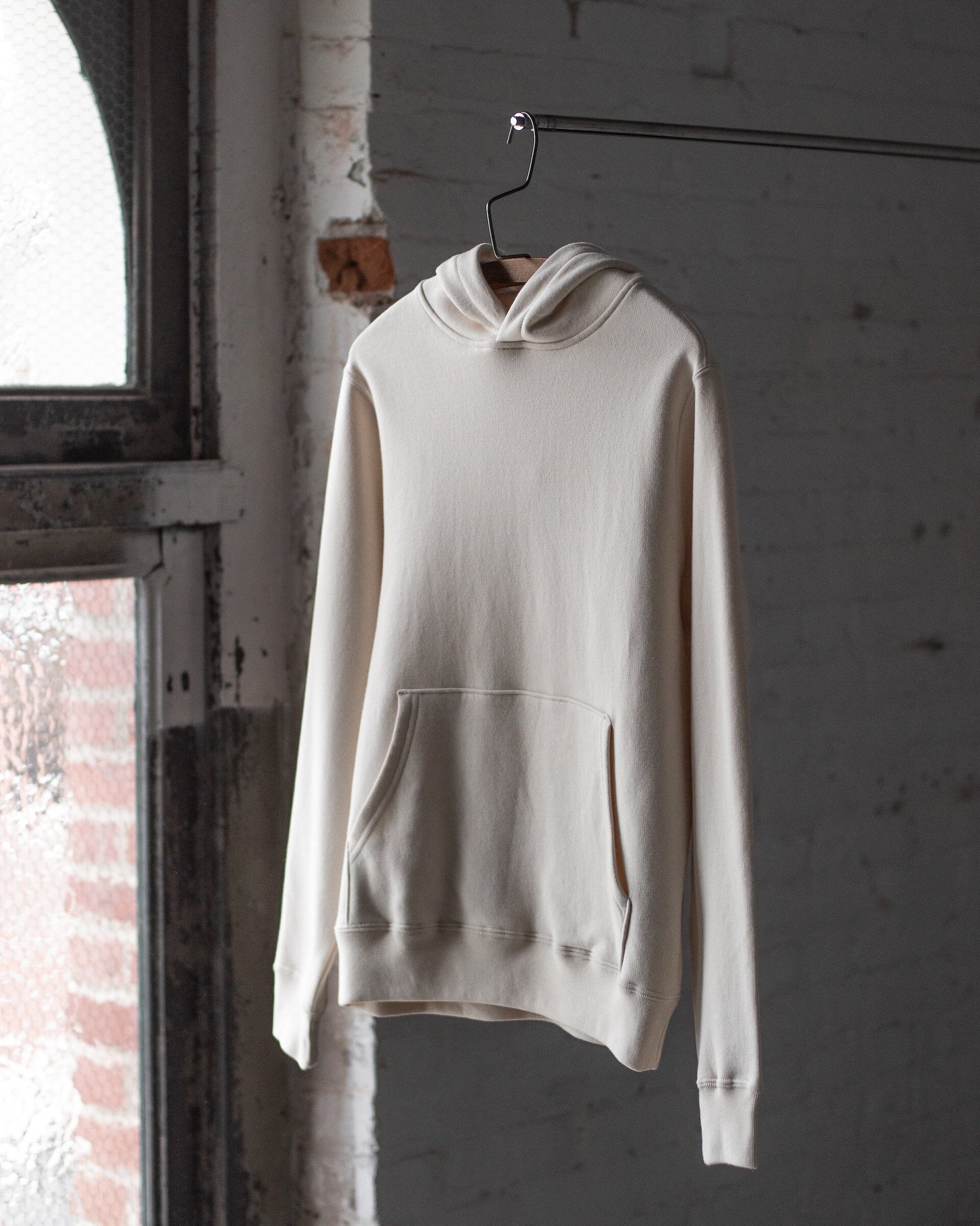 The Organic Pullover Hoodie in Natural #color_natural