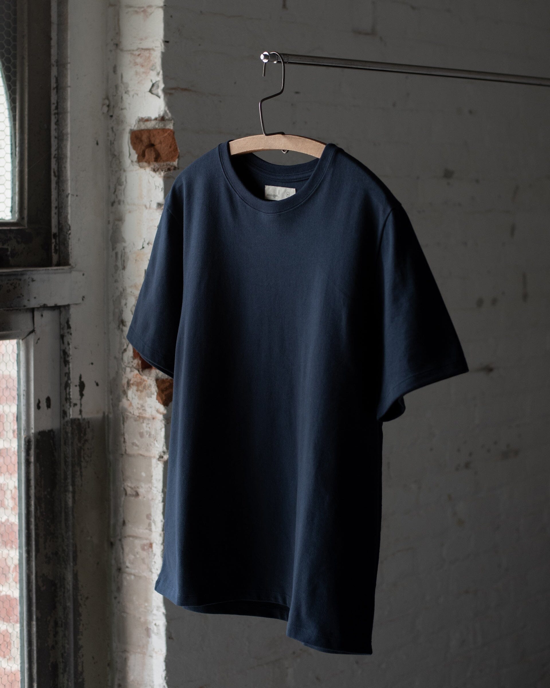 #color_navy The Premium Organic Cotton Tee in Navy Front