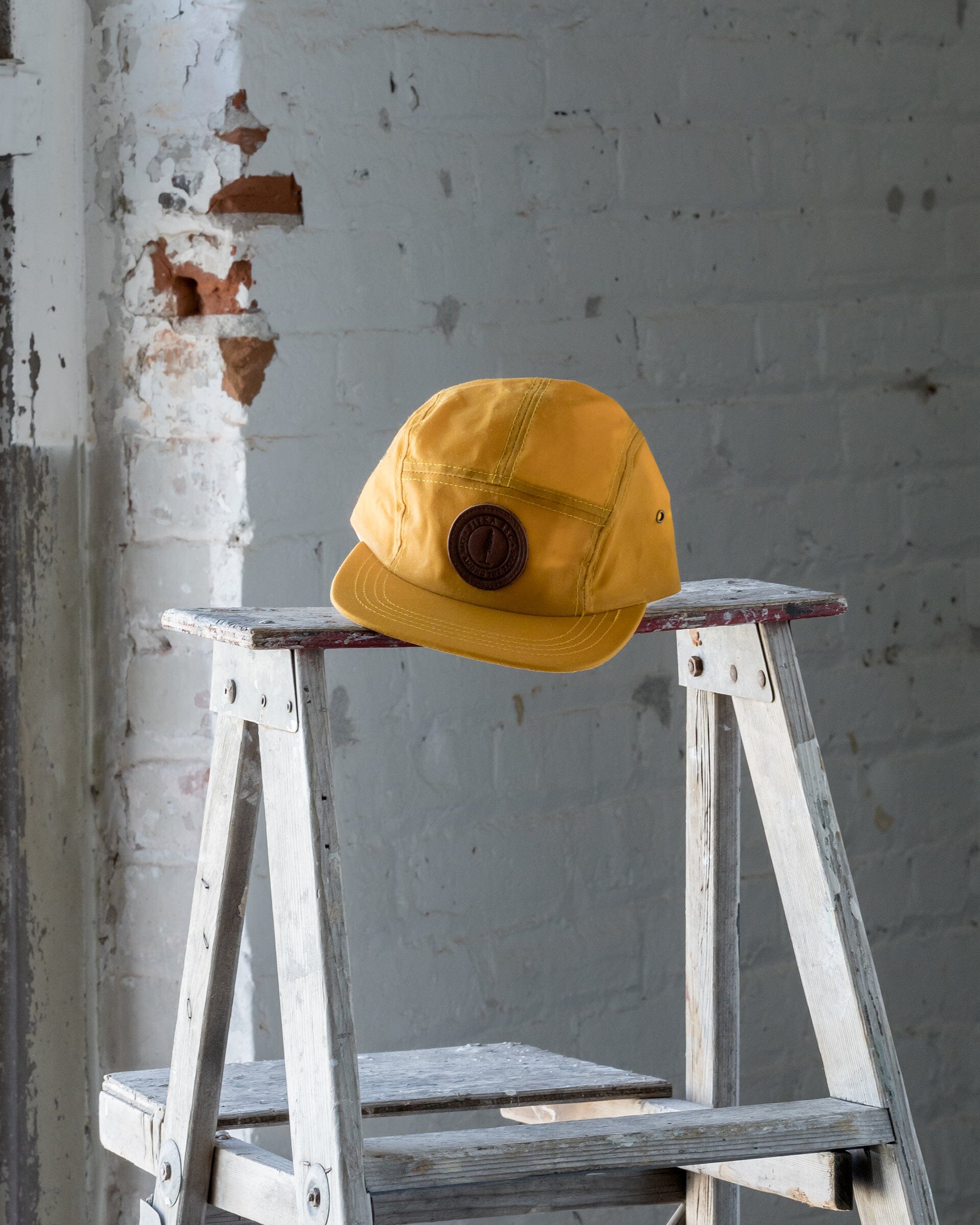 The Sitka Camp Cap in Rover Yellow - Front #color_rover-yellow
