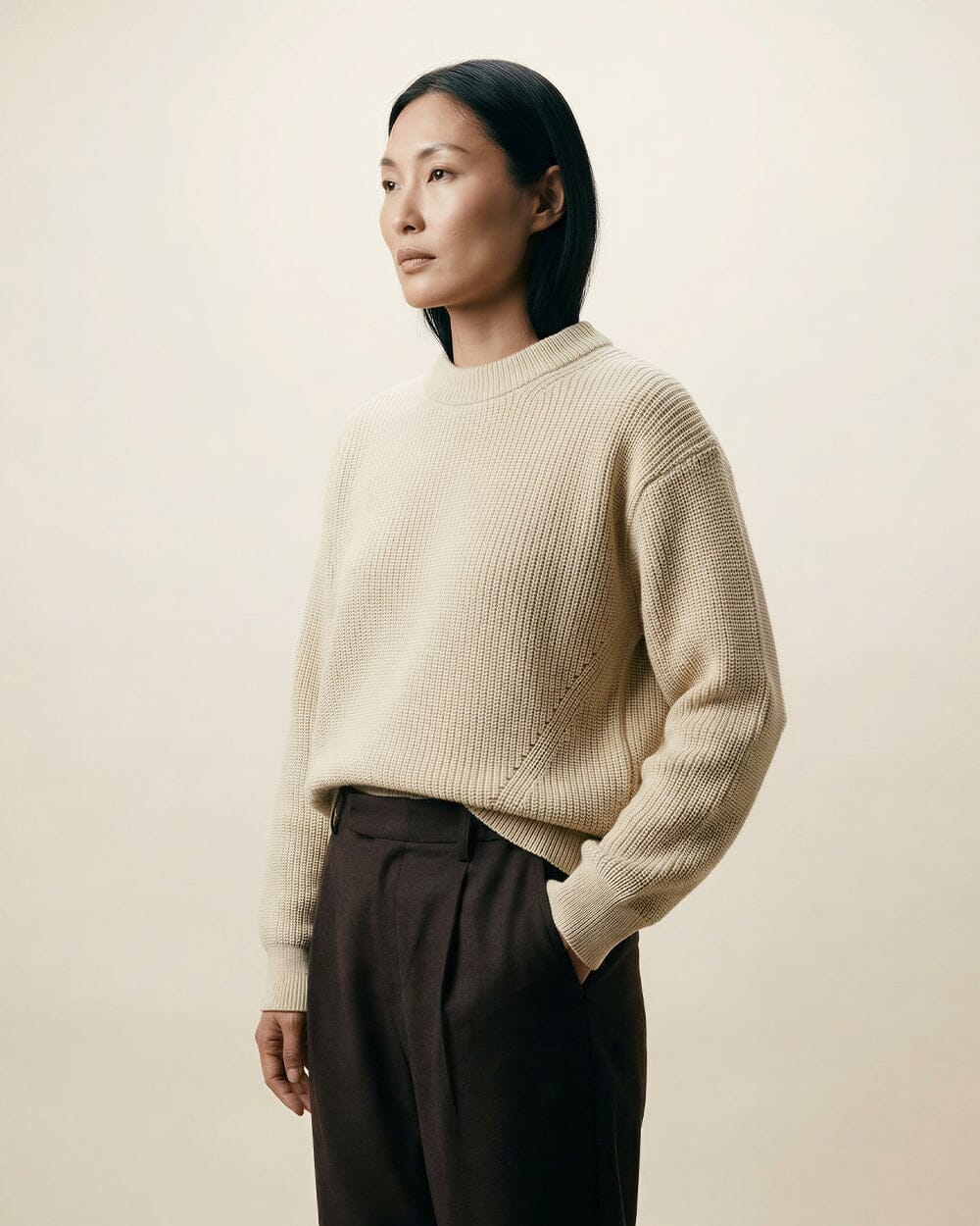 The Womens Climate Beneficial Fisherman Sweater