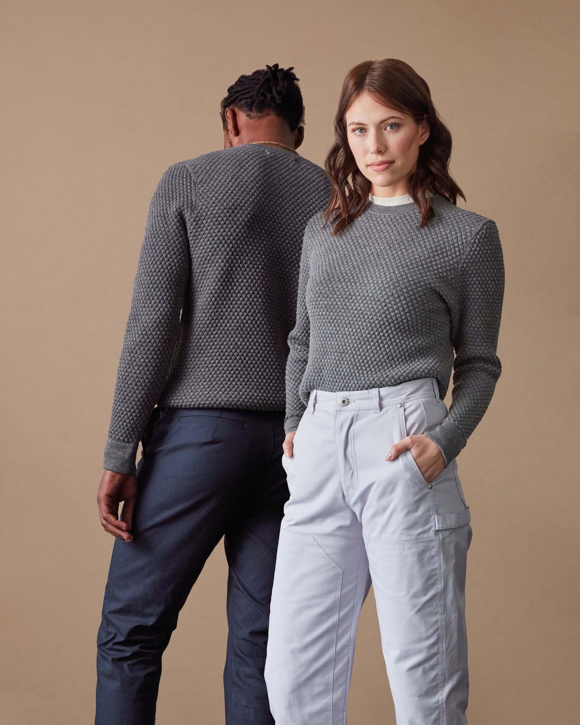 The Merino Sweater in Grey - Gender-Neutral #colour_grey