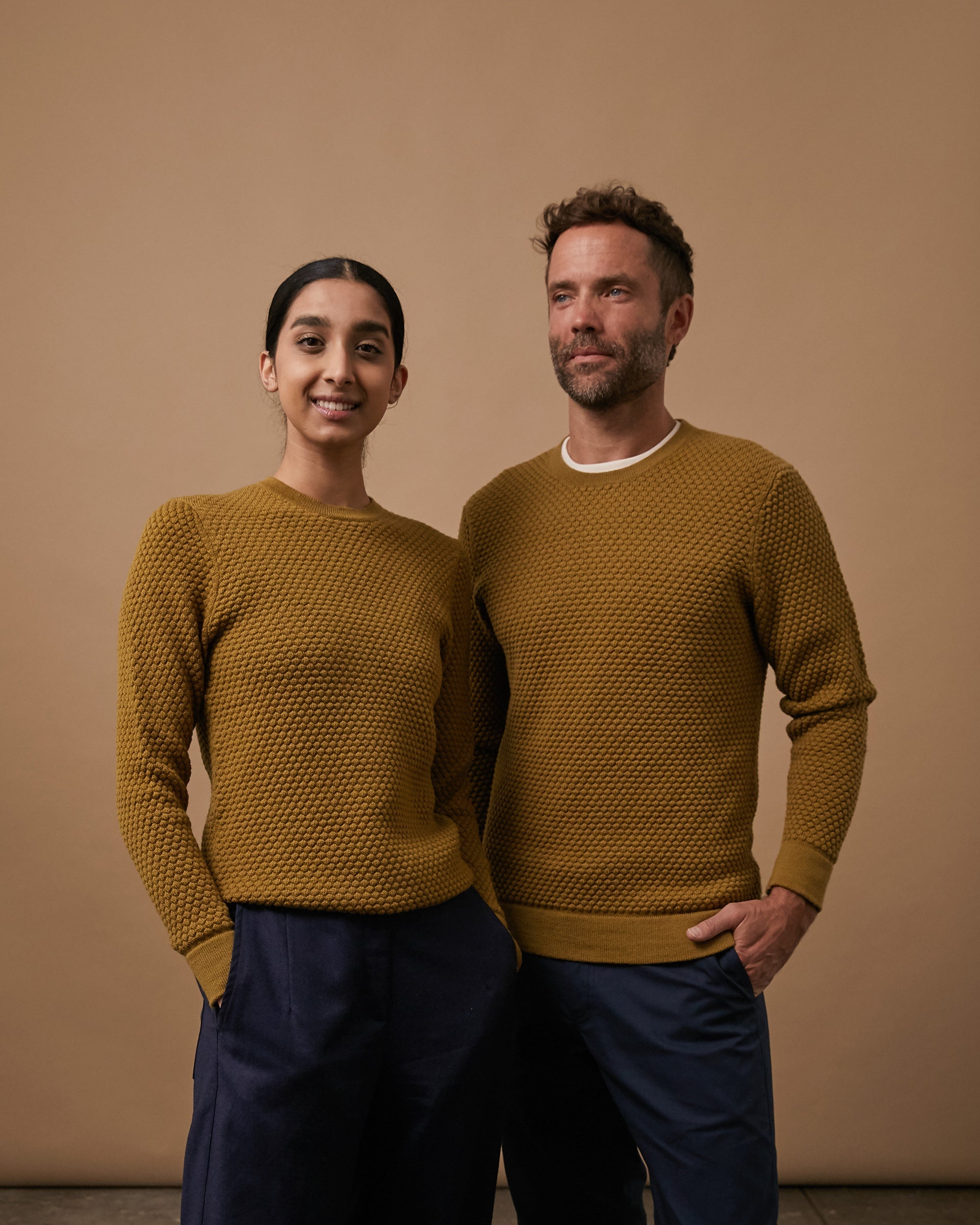 The Merino Sweater in Marigold #colour_marigold