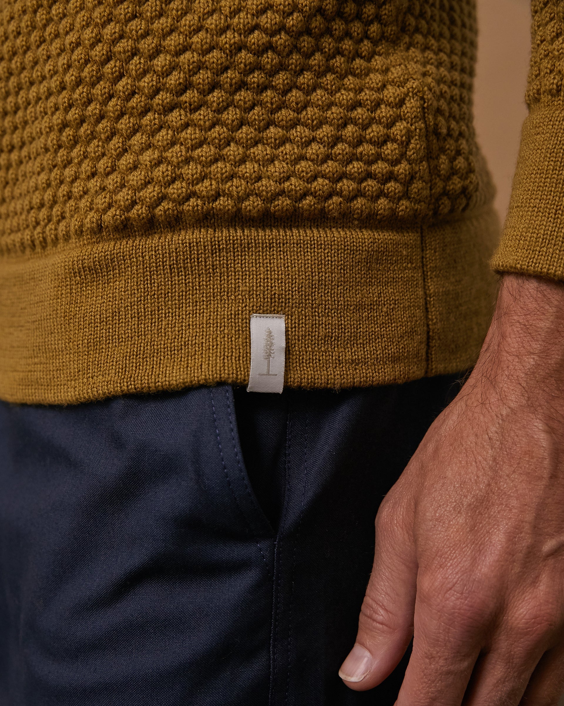 The Merino Sweater in Marigold #colour_marigold