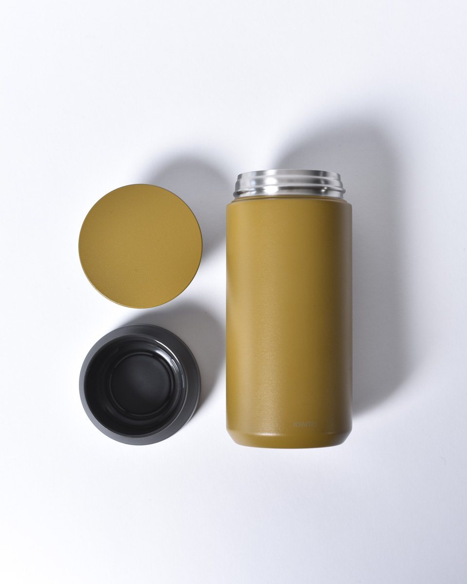 Kinto - 350ml - Travel Tumbler - To Go - Stainless Steel - Insulated - Coyote